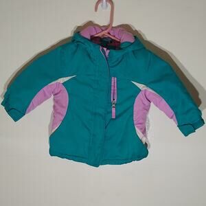 Girls health text winter coat size 12 months
